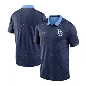 Nike Navy Blue Polka Dot Polo Shirt